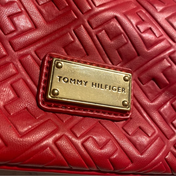 Tommy Hilfiger Handbag Purse Red Monogram Women’s - Picture 10 of 10